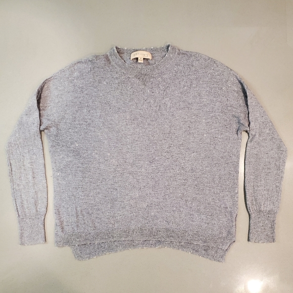 Philosophy  Women's Gray Long Sleeve Pullover Sweatshirt - Picture 5 of 9